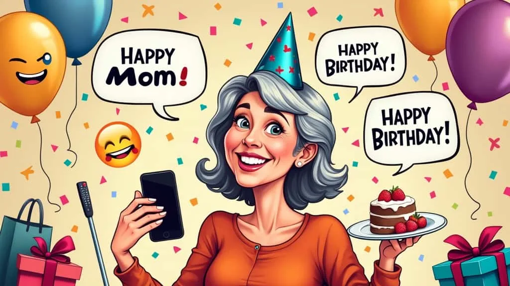 Hilarious & Funny Happy Birthday Wishes for Mom to Make Her lol