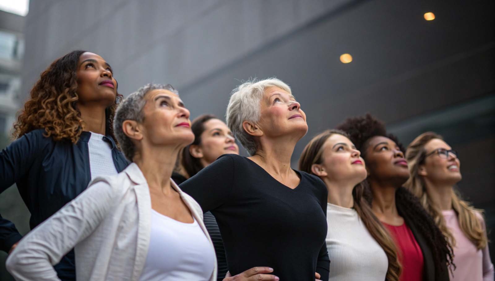 Diverse group of empowered women representing Bad Bitch Caption community