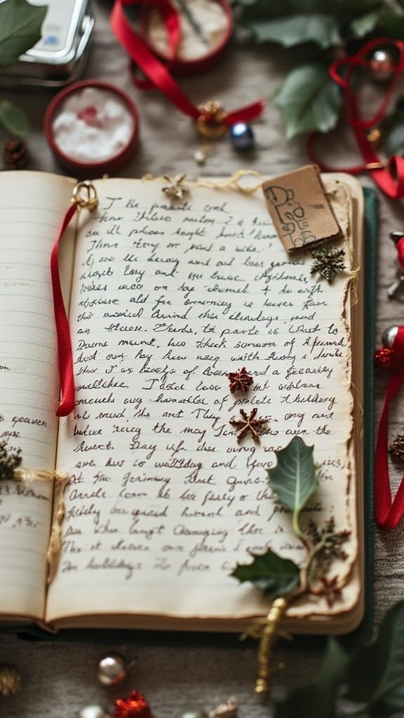 Christmas mementos like The Language of Loss During Silent Nights