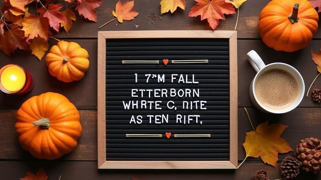 Funny Fall Letterboard Quotes