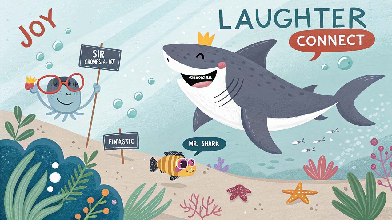 funny shark names hero