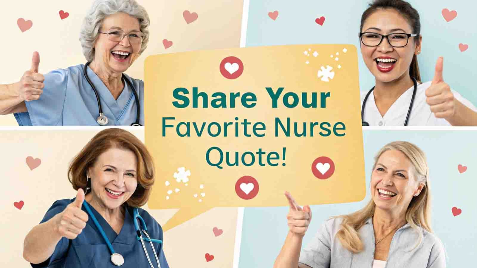 nurses encouraging others to share hilarious nurse quotes on social media